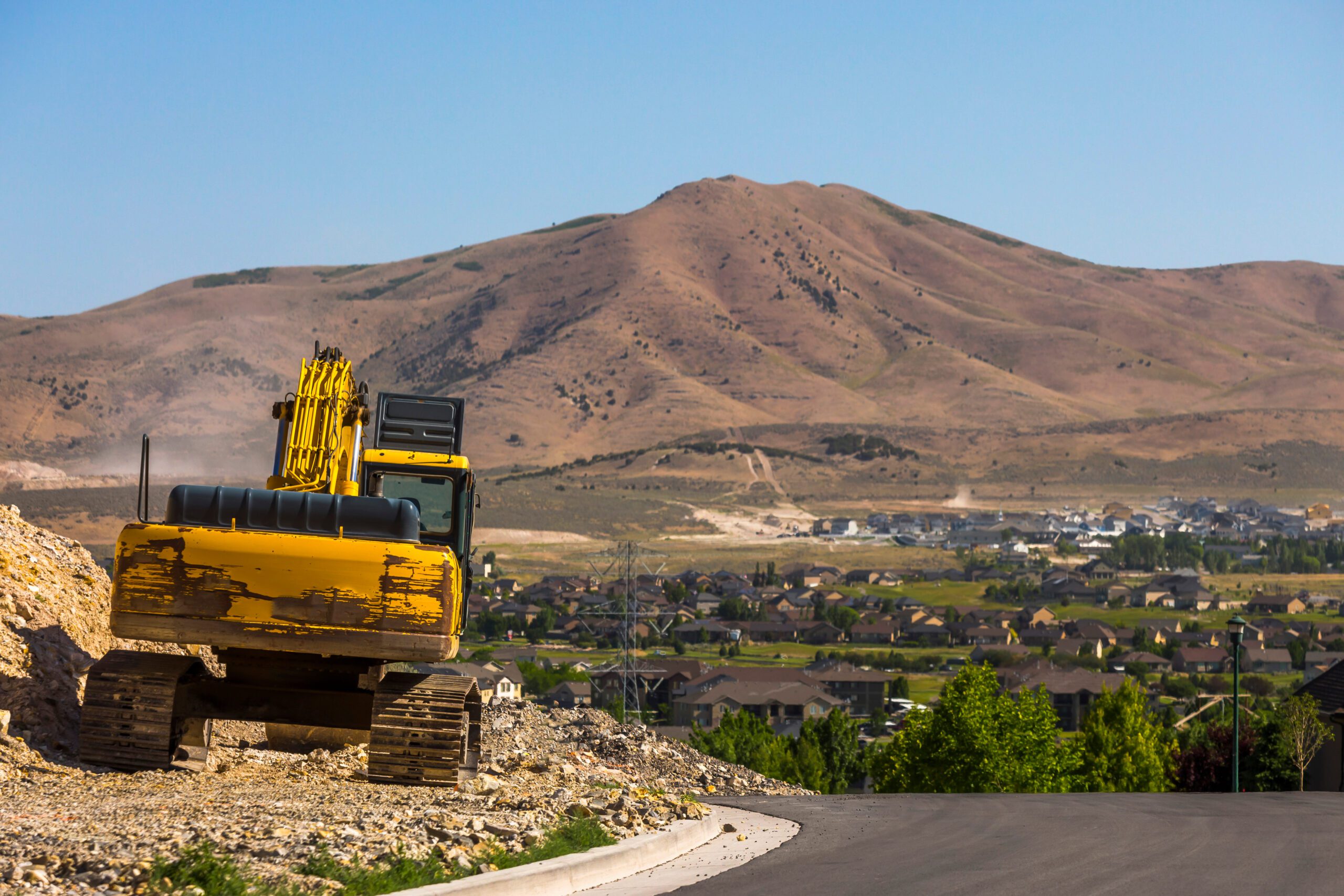Yellow Excavator